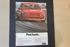 Anúncio de revista original: FORD DATAPOST RACING ESCORT Mk3, arte de parede pronta para quadro , usado comprar usado  Enviando para Brazil