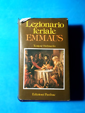 Lezionario feriale emmaus usato  Italia