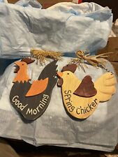 Chicken wall signs for sale  Middlebourne