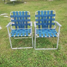 Vtg aluminum folding for sale  Saint Ignace