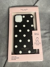 Kate Spade Preto/Branco Bolinhas Ponto de Sol Snap Case Iphone 11 PRO MAX Novo B24 comprar usado  Enviando para Brazil
