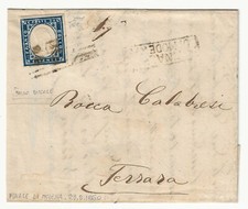 1860 sardegna lettera usato  Motta Visconti