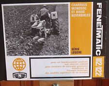 Prospectus charrues monosoc d'occasion  Marcillat-en-Combraille