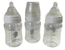 Lote de mamadeiras Evenflo balance vidro de pescoço largo anticólica 6 oz mamadeiras pacote com 3 comprar usado  Enviando para Brazil