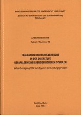 Evaluation schulversuche berst gebraucht kaufen  Dinkelscherben