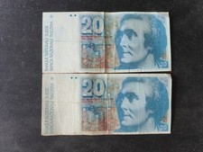 Banconote franchi svizzeri usato  Milano