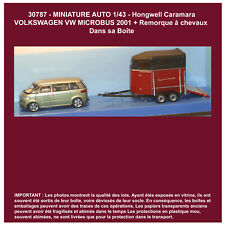 2053 MINIATURE VOLKSWAGEN VW MICROBUS 2001 ET REMORQUE A CHEVAUX HONGWELL CARARA comprar usado  Enviando para Brazil