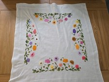 Vintage cream embroidered for sale  BIRMINGHAM