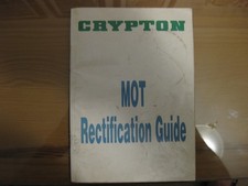 Crypton mot rectification for sale  PONTEFRACT