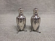 Shakers de sal e pimenta vintage Tiffany & Co com pés de prata esterlina leitura comprar usado  Enviando para Brazil