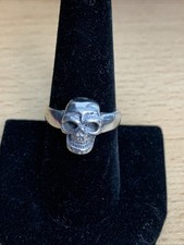 Solid silver skull for sale  MIDDLESBROUGH