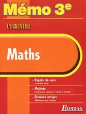 Memo essentiel maths d'occasion  Hennebont
