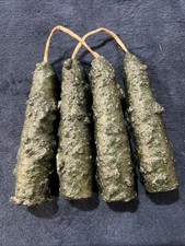Velas rústicas feitas à mão pavio compartilhado unido casa de fazenda verde robusto pendurar primitivo comprar usado  Enviando para Brazil