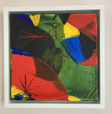 Abstract acrylic painting for sale  BEDFORD