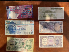 Bank notes collection for sale  CANTERBURY