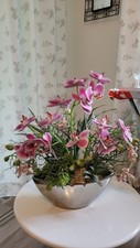 Deko blumengesteck silber gebraucht kaufen  Kröppelshagen-Fahrendorf