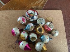 Vintage glass christmas for sale  CHESTERFIELD