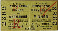 L.N.E.R. - Privilege. PINNER para MARYLEBONE, usado comprar usado  Enviando para Brazil