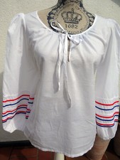 Sommer damenbluse weiß gebraucht kaufen  Stuttgart