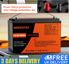 12v 100ah lifepo4 for sale  UK