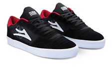 Tênis de skate unissex Lakai Public Enemy Cambridge preto vermelho tênis tênis tênis camurça comprar usado  Enviando para Brazil