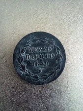 Moneta mezzo baiocco usato  Amelia