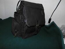Lederrucksack schwarz unisex gebraucht kaufen  Schotten