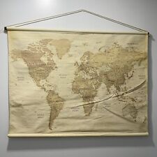 Canvas map wall for sale  Algonac