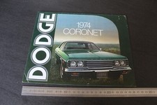 Brochure 1974 dodge d'occasion  Deauville