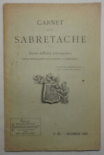 Carnet sabretache numéro d'occasion  Fagnières