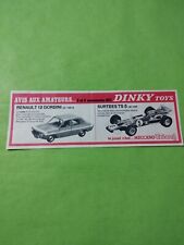 Publicite dinky toys d'occasion  Contres
