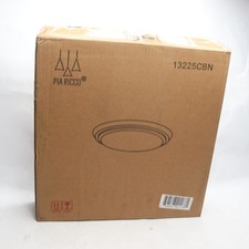 Usado, Luminária de teto redonda Pia Ricco montagem embutida níquel escovado 12,99" 13225CBN comprar usado  Enviando para Brazil