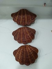 Vintage wicker scalloped for sale  Ocala