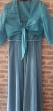 Abendkleid bolero türkis gebraucht kaufen  Münster