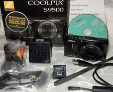 CAIXA NIKON COOLPIX S9500 ACESSÓRIOS DE TRABALHO CARREGADOR DE ALÇA DE BATERIA 22x Opt ZOOM comprar usado  Enviando para Brazil