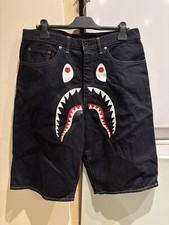 Bape blue denim for sale  BARKING