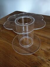 Round floral perspex for sale  SHERBORNE