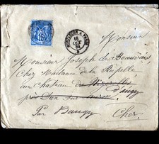 Montlucon paris oblitération d'occasion Montlucon paris oblitération d'occasion  Baugy