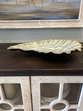 Tigela de vidro decorativa em forma de concha de ostra perolada de vidro Art Glass Excelente! comprar usado  Enviando para Brazil