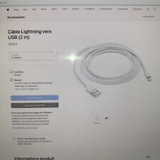 Cable original apple d'occasion  Voiron
