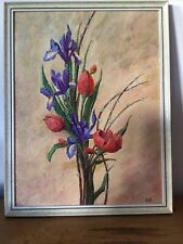 Vintage acrylic painting for sale  BUNGAY