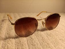 Óculos de sol Ray Ban redondo metal RB3447 armação dourada lente gradiente rosa 029 50[]21 comprar usado  Enviando para Brazil