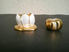 Coquetier porcelaine blanche d'occasion  Mer