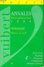 Annales baccalaureat allemand d'occasion  France