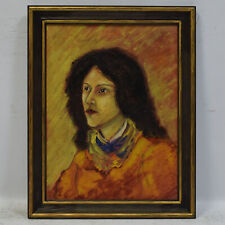 Stary obraz olejny portret 69x47cm na sprzedaż  PL