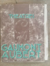 Programme théatres gaumont d'occasion  Paris XVIII