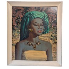 Vintage framed balinese for sale  LEAMINGTON SPA
