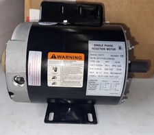 Motor elétrico compressor de ar, 1 HP 3450 RPM, 115/230V monofásico 56 quadro 5/8 comprar usado  Enviando para Brazil