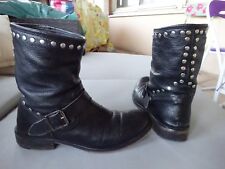 Bottine boots cuir d'occasion  Villeneuve-Loubet