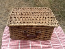 Vintage picnic basket for sale  TAUNTON